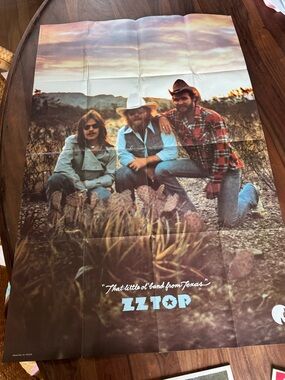 Rare: Vintage 1976 ZZ Top Worldwide Texas Tour Official Concert Program Book.